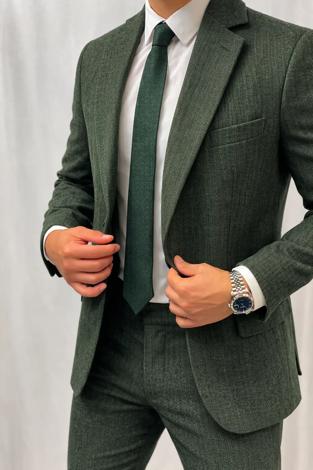 Forest Green Twill Jacket
